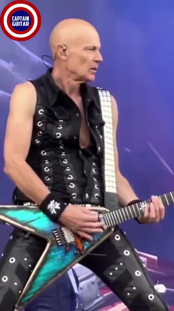 Wolf Hoffmann - Accept - Guitar Riff &amp;amp; Solo #shorts #guitarsolo #accept
