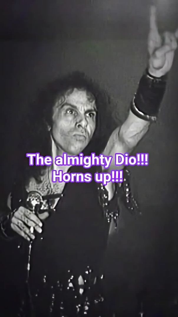 The almighty Dio!!! #metal #dio #ozzyosbourne #shorts
