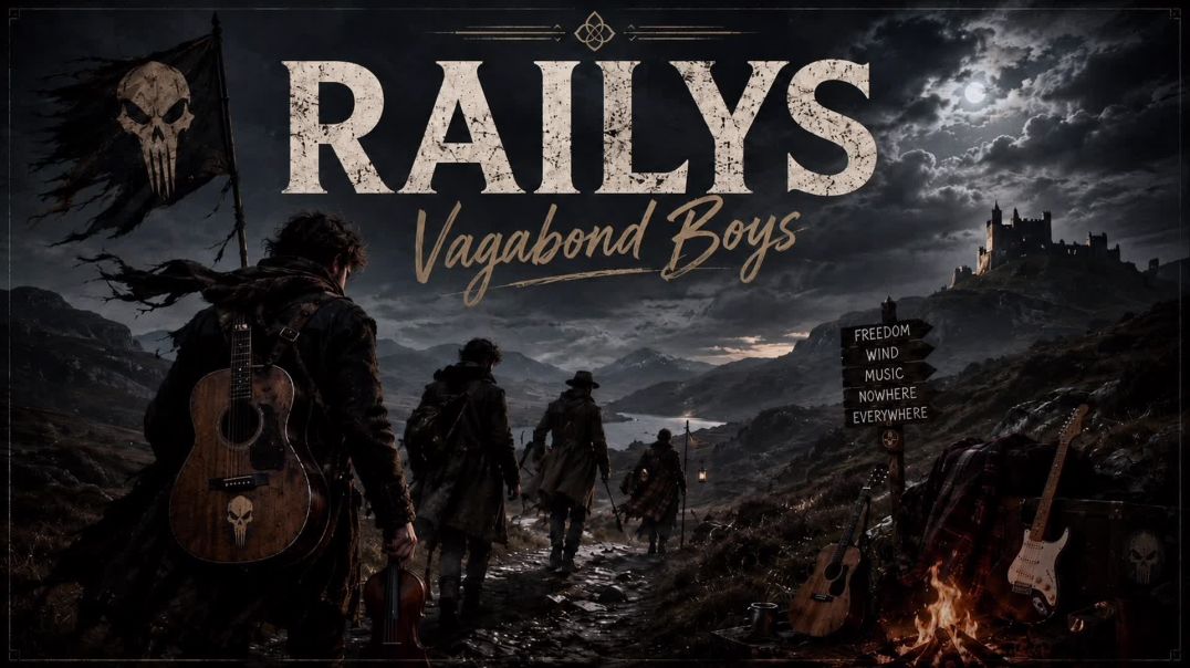 ⁣RAILYS – Vagabond Boys | Scottish Folk Rock